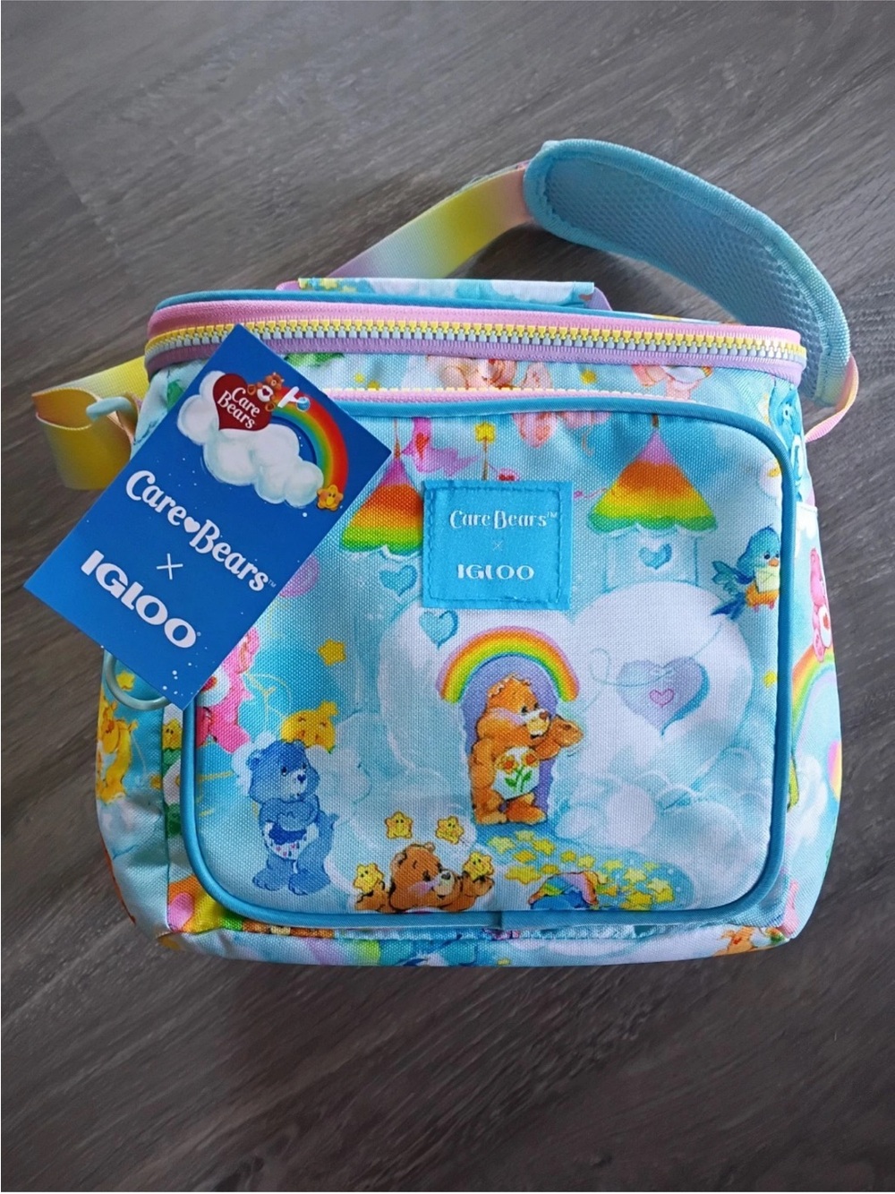 Igloo x Care Bears square lunch box NWT